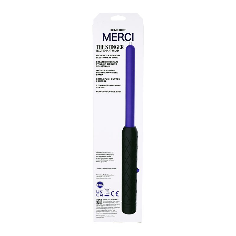Sensory Electroplay Wand with Dual Prongs product image sensory-electroplay-wand-packaging-back-view-specifications
