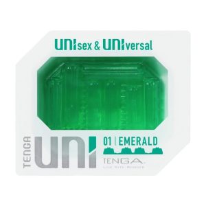 Tenga Uni Stimulating Stretchable Sleeve - Emerald
