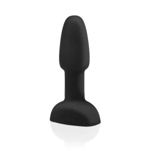 b-Vibe Rimming Petite Vibrating Anal Toy product image Studio product shot of the b-Vibe Rimming Plug Petite resting by itself.