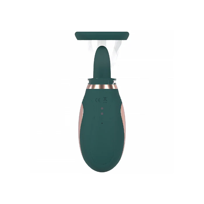 Enhance vulva and breast pump shown from the back, displaying controls and suction cup.
