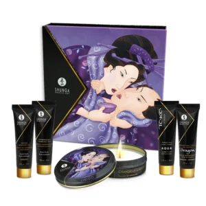 Shunga Romantic Getaways Geisha's Secret mini gift set with 5 products