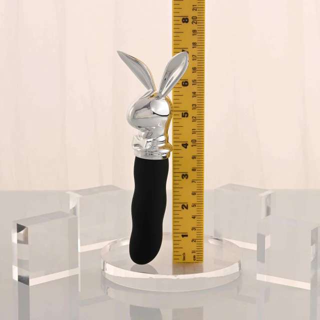 playboy bunny on the go size chart and dimensions ruler measurement view