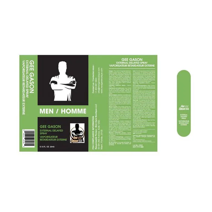 GE GASON External Delayed Spray 7 Percent Benzocaine Bottle