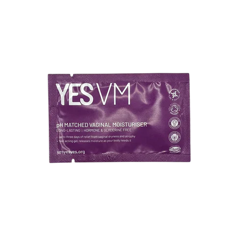 YES VM Organic Vaginal Moisturizer - Three Formats: Sachet, Tube, and Applicators