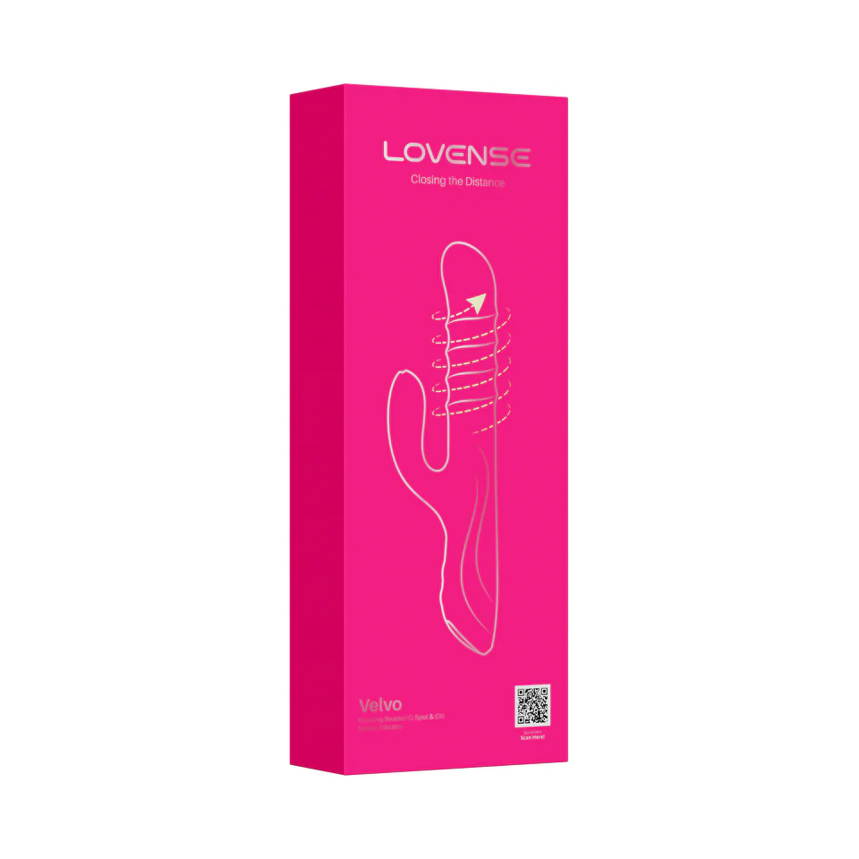 Lovense Velvo App-Controlled Beaded Rabbit Vibrator - Image 3