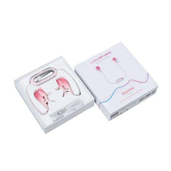 gemini-vibrating-nipple-clamps-unboxing-display-with-open-retail-lid