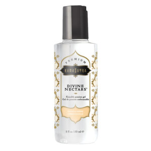 Kama Sutra Divine Nectars Vanilla Creme flavored body glide 5oz bottle.