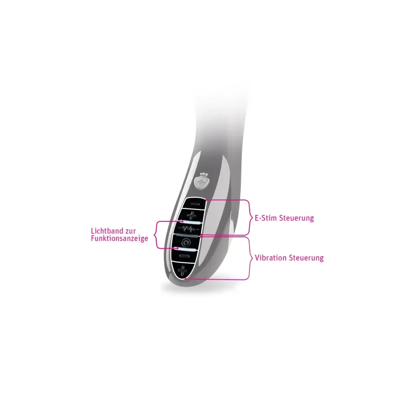 Mystim Tickling Truman eStim Vibrator - Black Edition product image Mystim Tickling Truman eStim Vibrator - Black Edition - Image 4