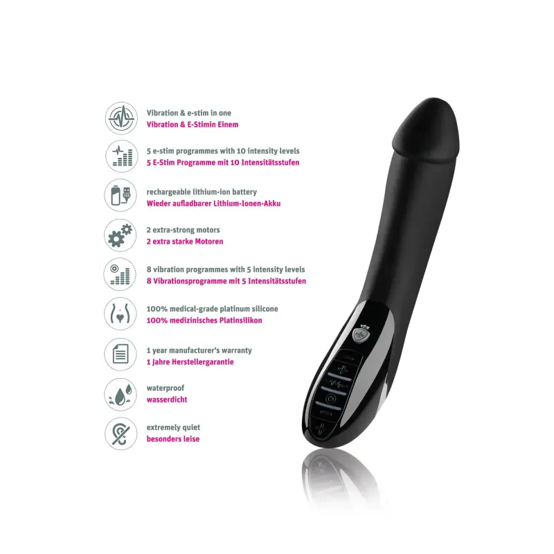 Mystim Tickling Truman eStim Vibrator - Black Edition product image Premium storage box presentation panel for the Mystim Tickling Truman luxury toy