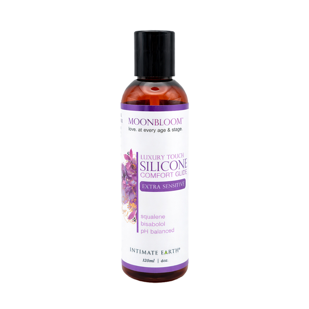 Silicone Personal Lubricant – Intimate Earth Moon Bloom product image Silicone personal lubricant intimate earth moon bloom 120ml bottle