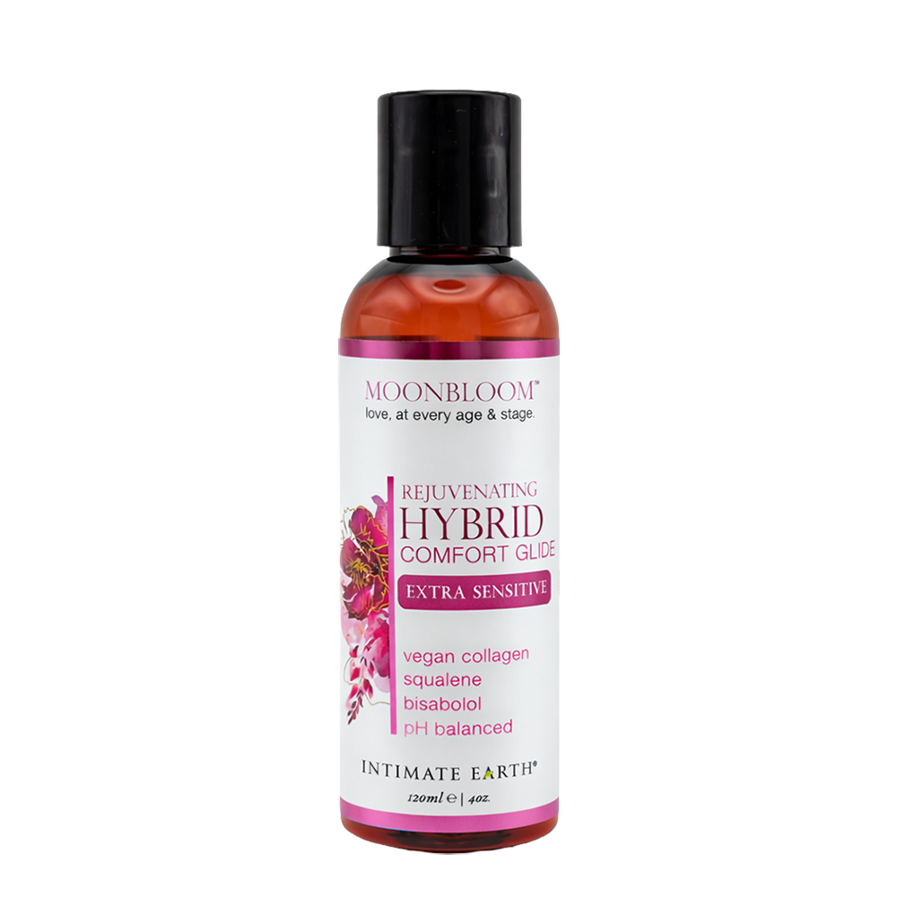 Hybrid Personal Lubricant – Intimate Earth Moon Bloom product image Hybrid personal lubricant intimate earth moon bloom 120ml bottle