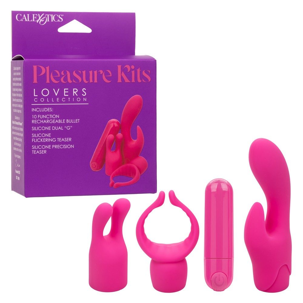 Exotics Pleasure Kits Collection product image Exotics Lovers Pleasure Kit packaging and contents