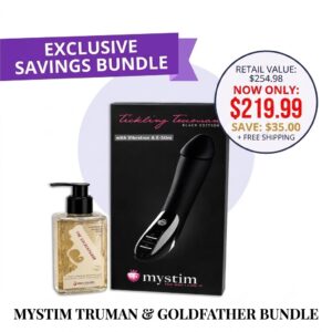Mystim Tickling Truman Black Edition + Goldfather Bundle